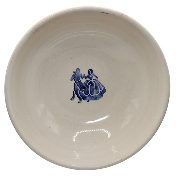 Vintage Universal Cambridge Blue Bowl Ovenproof Especially Made for Blair SEE - Picture 2 of 12